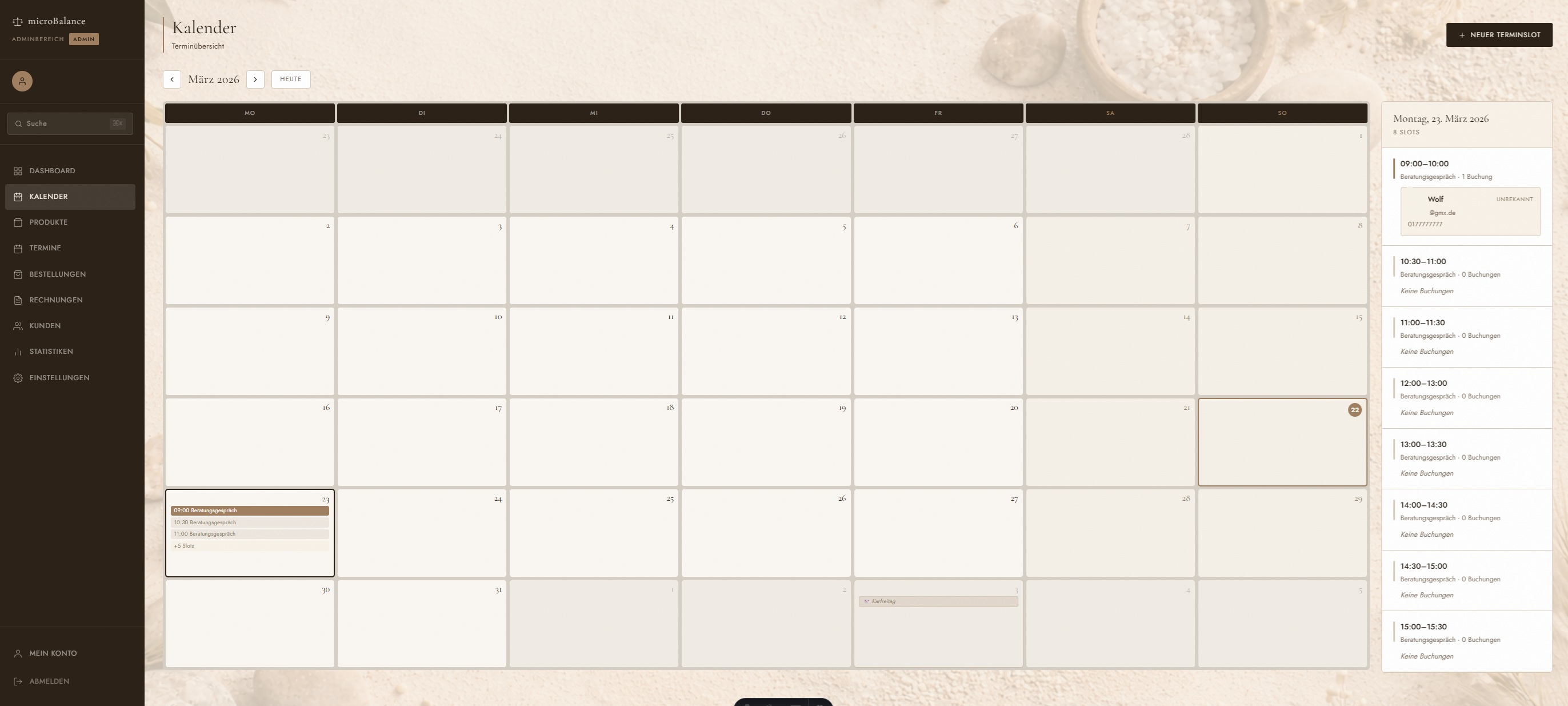 microBalance — Screenshot 1